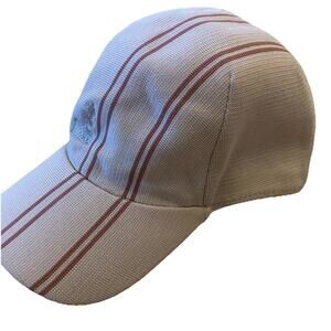 VTG Kangol Hat Stripes Tan 90s FLEXFIT Baseball Retro RARE Jacquard Knit Cap MED